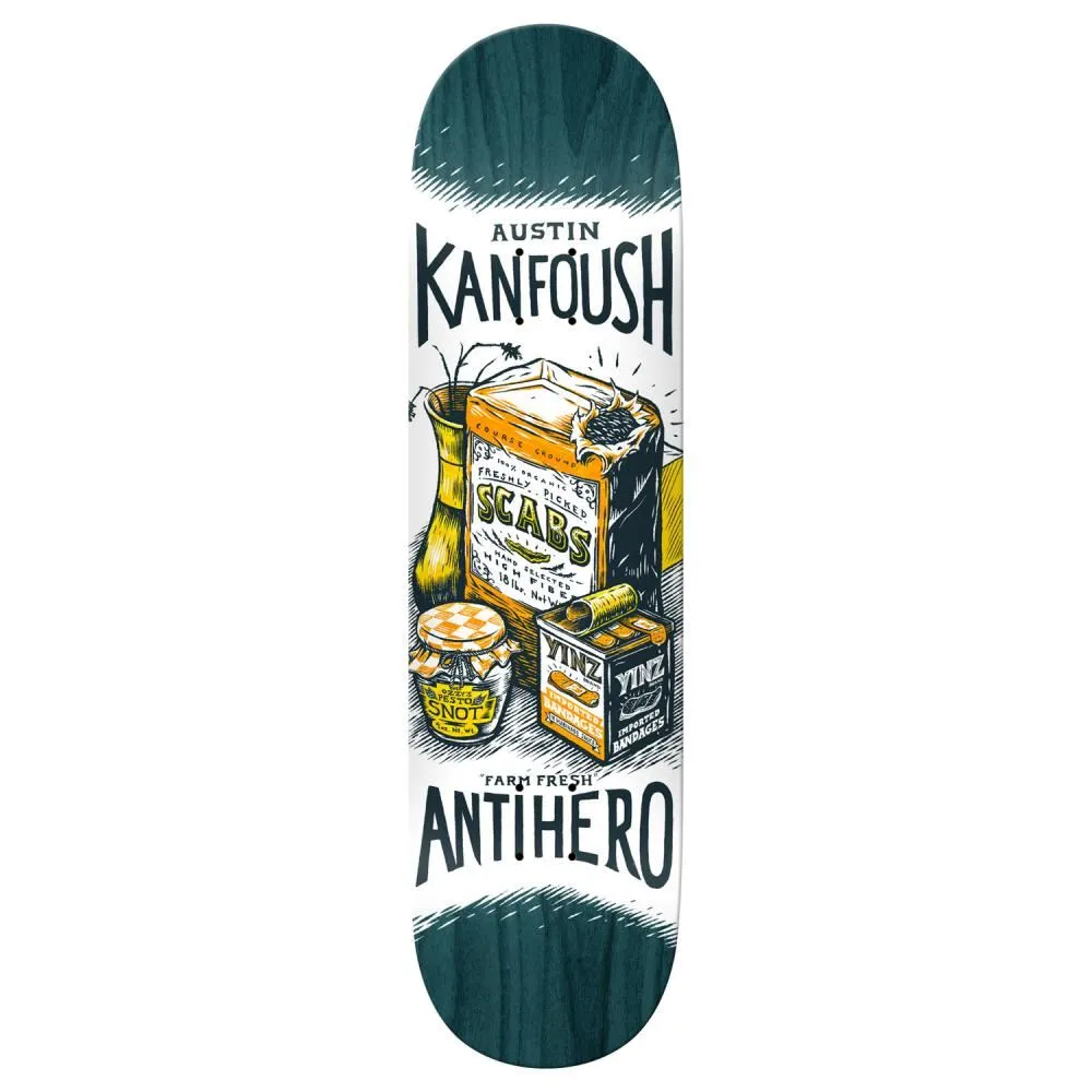Anti Hero Pro Kanfoush Farm Fresh Custom Complete Skateboard - 8.38"
