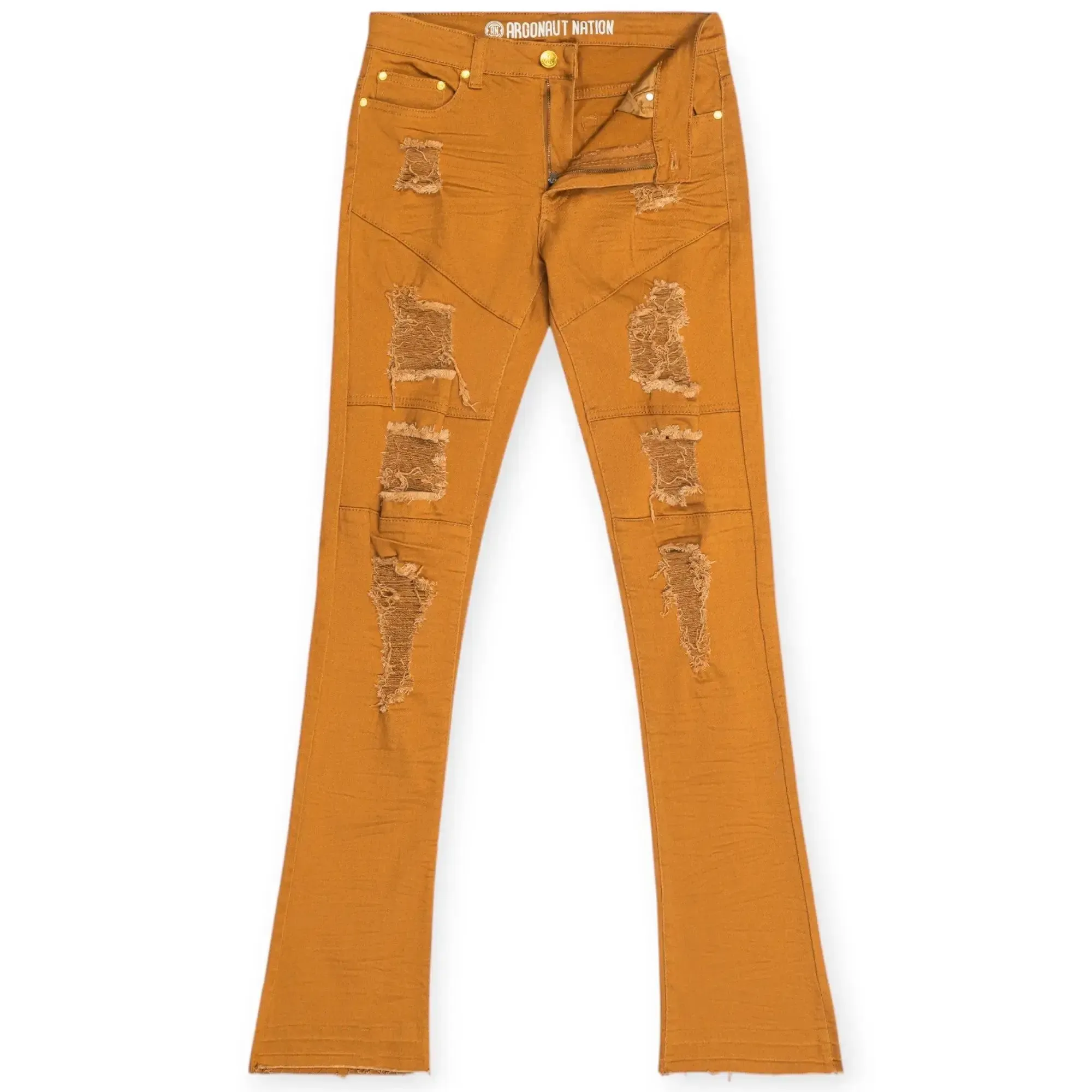 Argonaut Nations Men Stacked Jeans (Wheat)