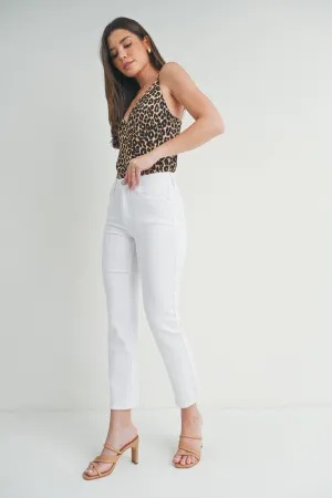 Arrow Straight White Denim Jean