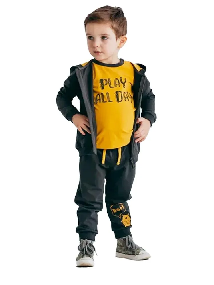 Artie - Play All Day - Mustard T-Shirt