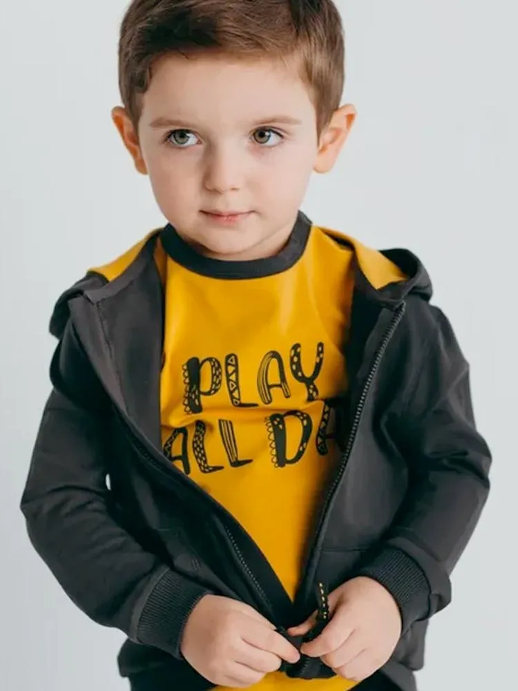 Artie - Play All Day - Mustard T-Shirt