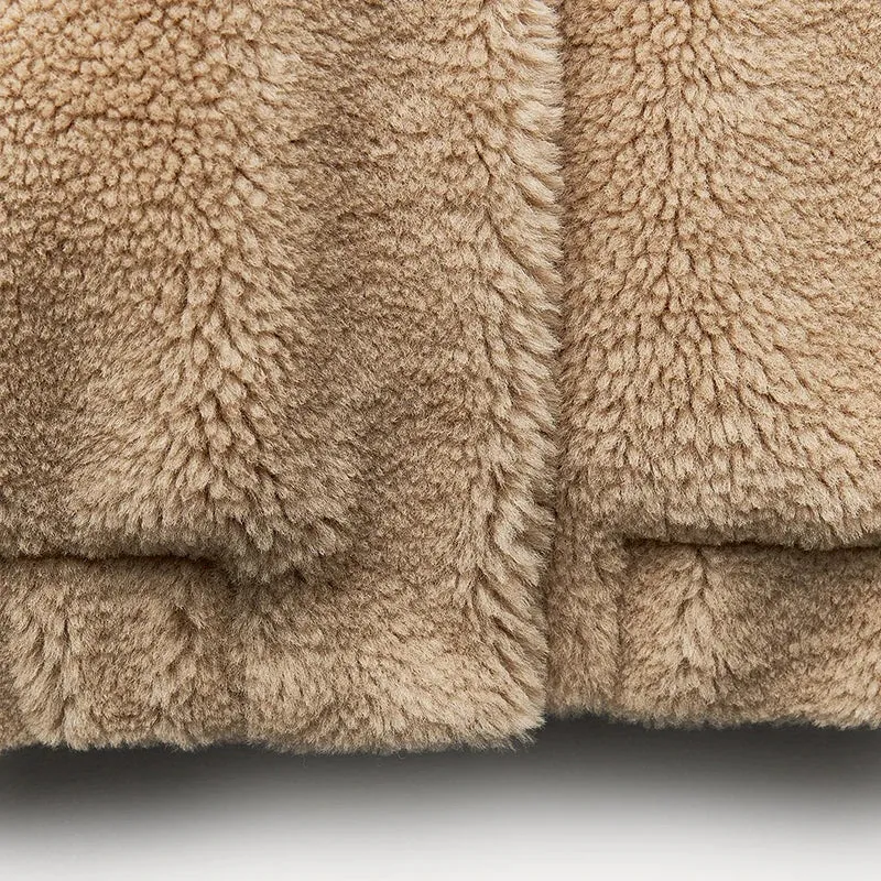 Ava™ | Plush Lambswool Fur Coat