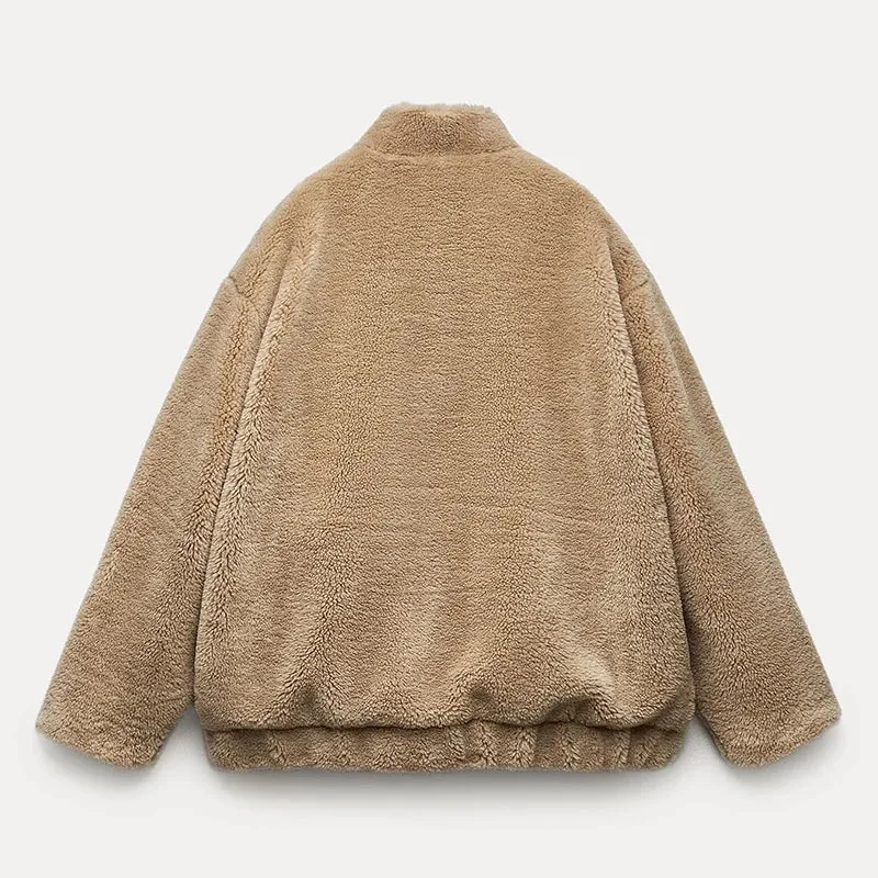 Ava™ | Plush Lambswool Fur Coat