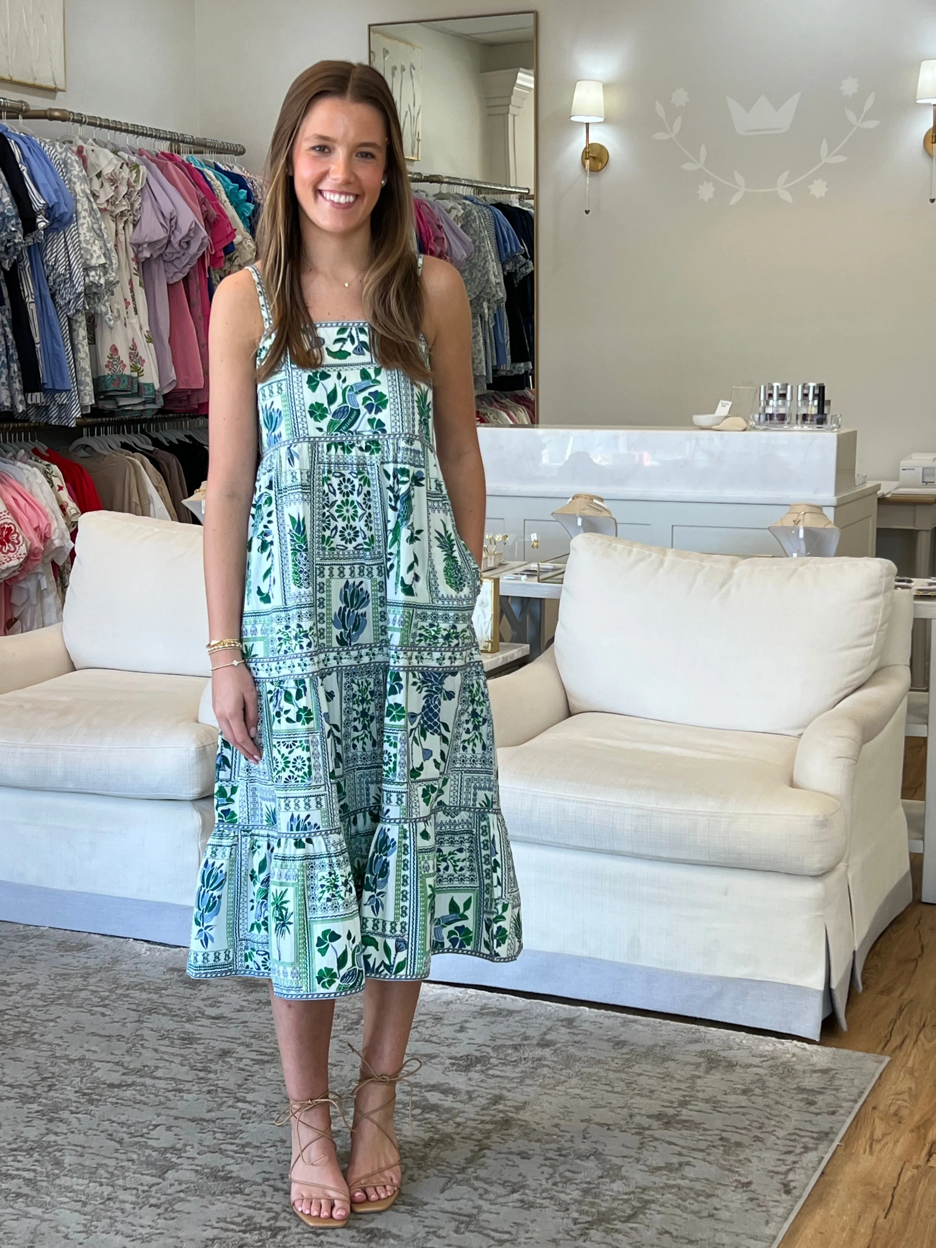 Azure and Indigo Tropic Dress
