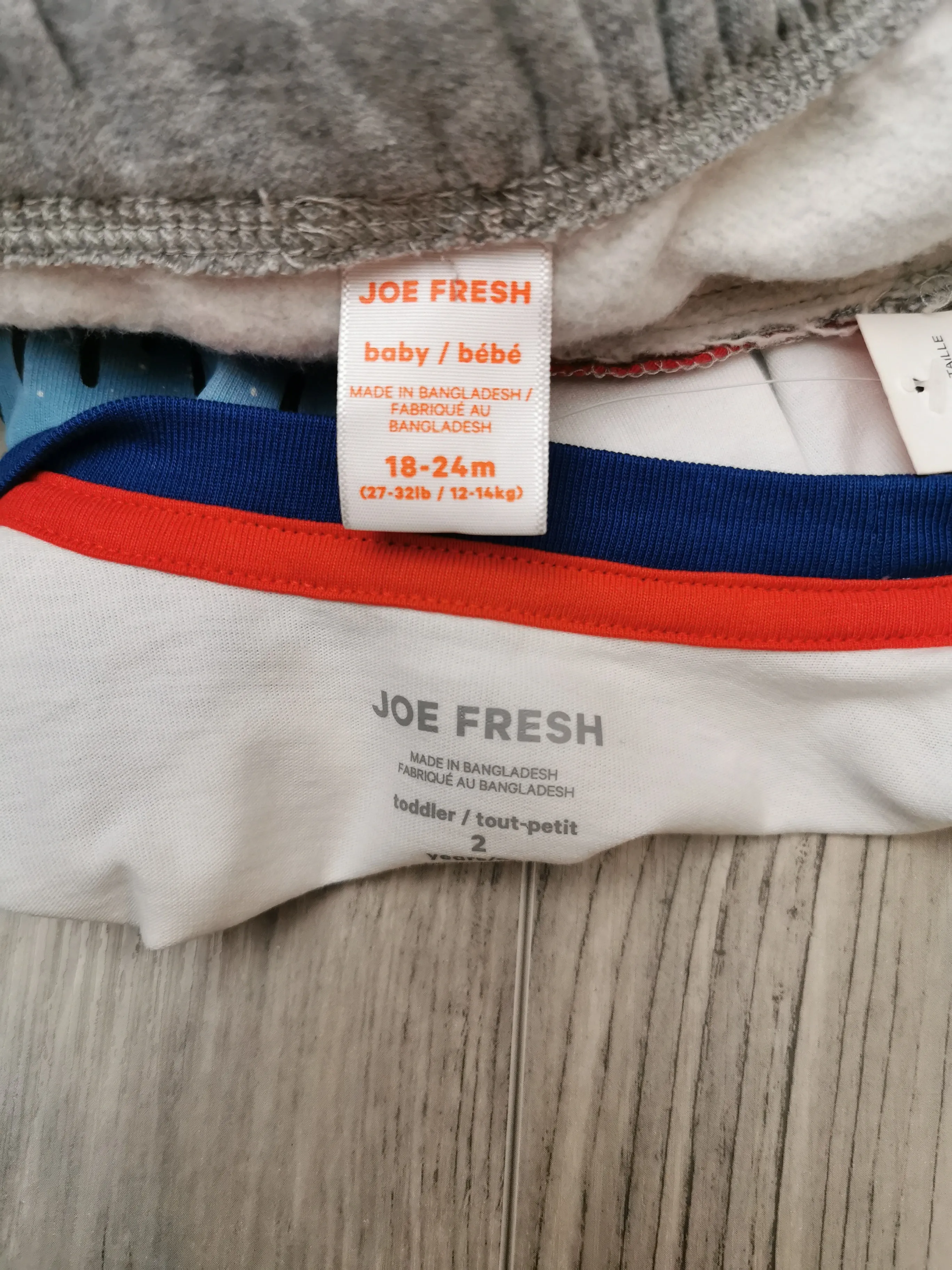 BABY BOY SIZE 18/24 MONTHS - JOE FRESH, 2 Piece Matching Graphic Outfit NWT B6