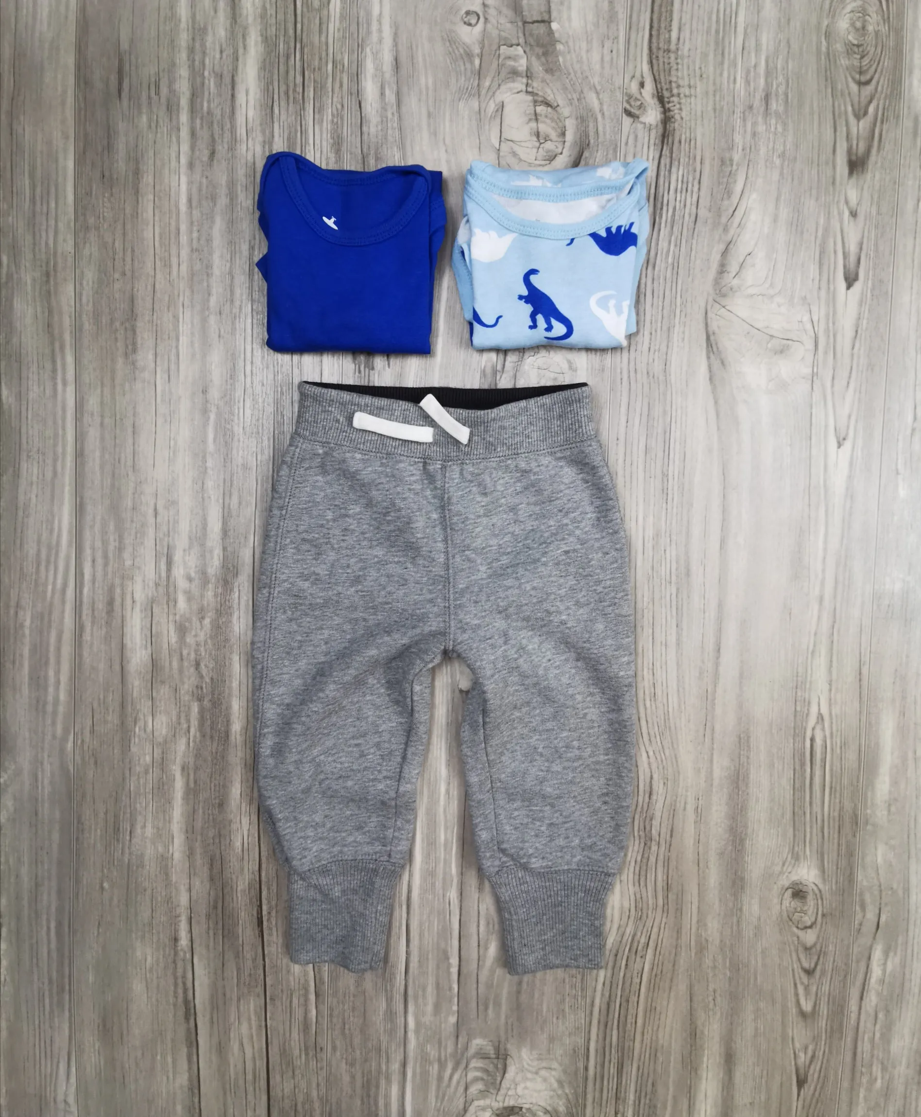 BABY BOY SIZE 6/12 MONTHS - JOE FRESH, 3 Piece Mix N Match Outfit EUC / NWOT B7