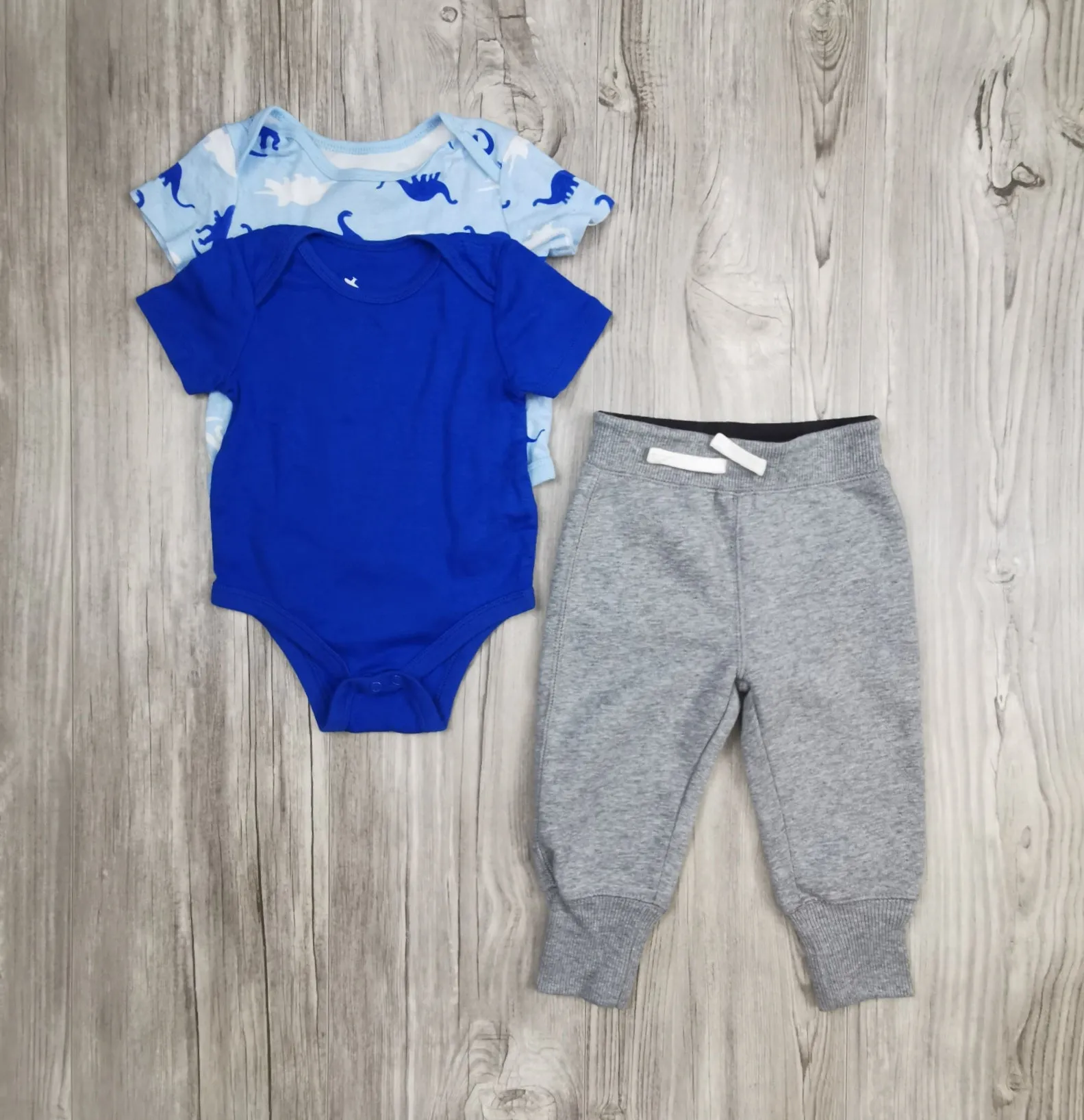BABY BOY SIZE 6/12 MONTHS - JOE FRESH, 3 Piece Mix N Match Outfit EUC / NWOT B7