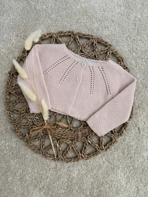 Baby Girls Pink Bolero 6 Month