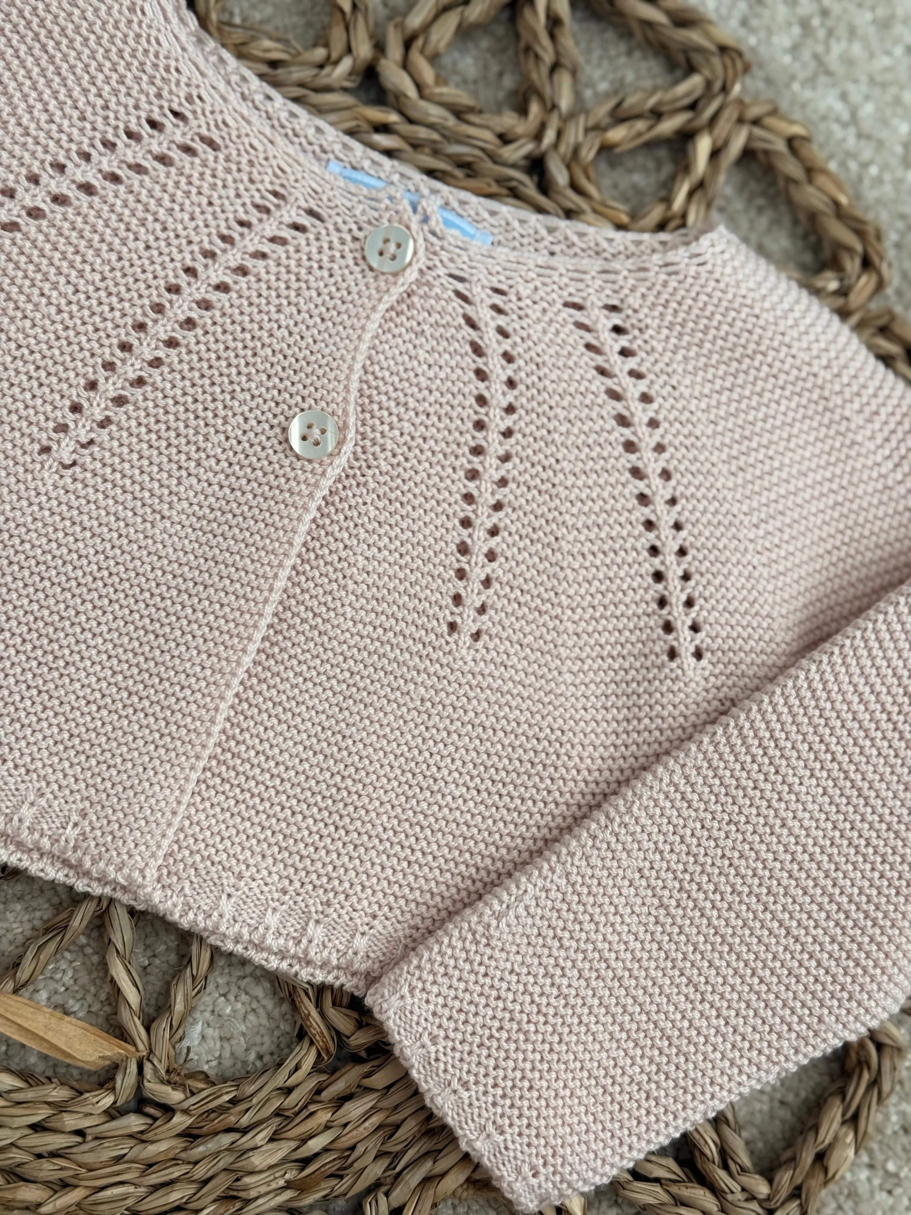 Baby Girls Pink Bolero 6 Month
