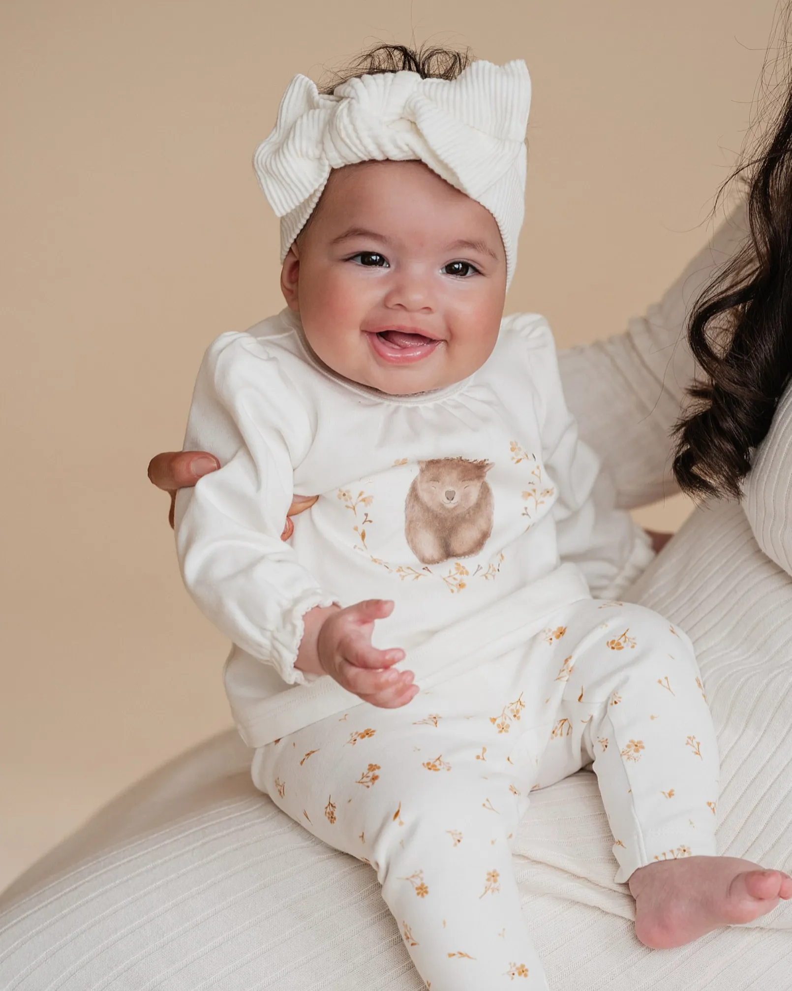 Bailey Wombat Tee - Cloud