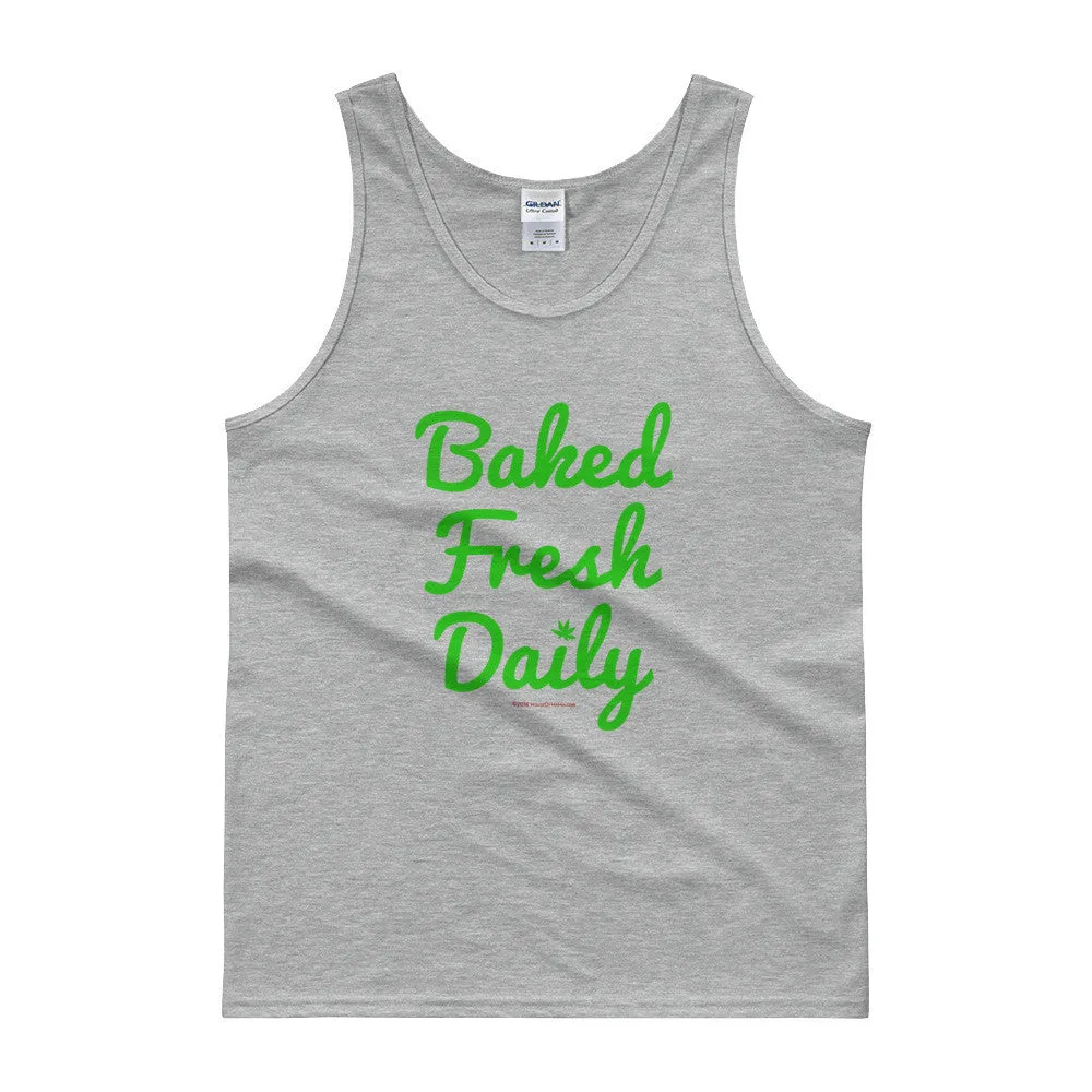 Baked Fresh Daily Cannabis Tank Top