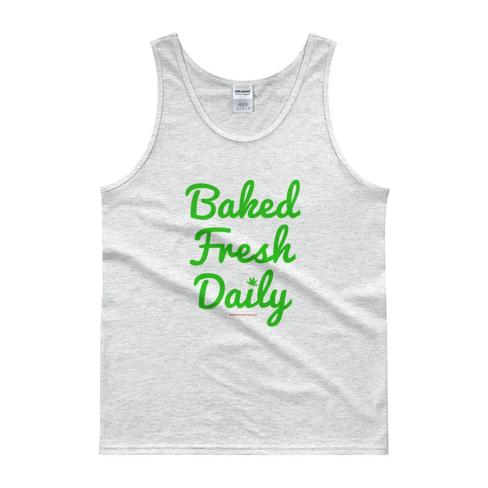 Baked Fresh Daily Cannabis Tank Top