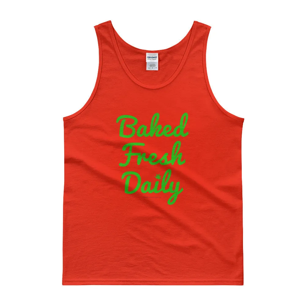 Baked Fresh Daily Cannabis Tank Top