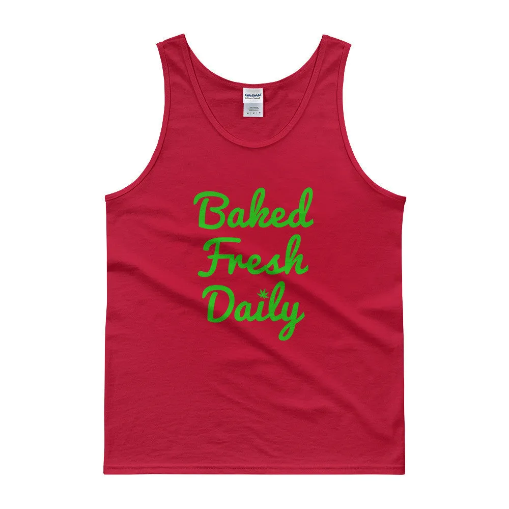 Baked Fresh Daily Cannabis Tank Top