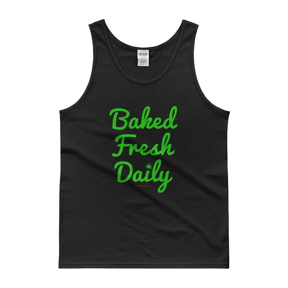 Baked Fresh Daily Cannabis Tank Top