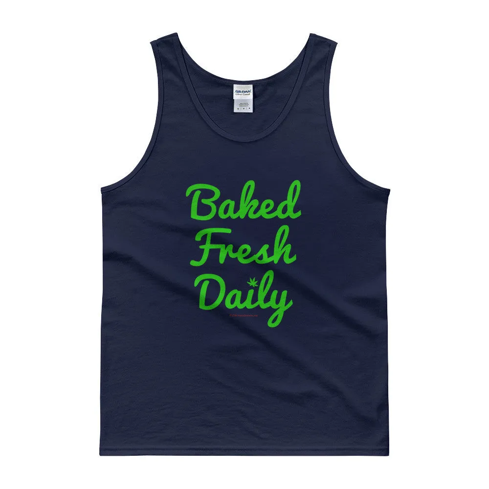 Baked Fresh Daily Cannabis Tank Top