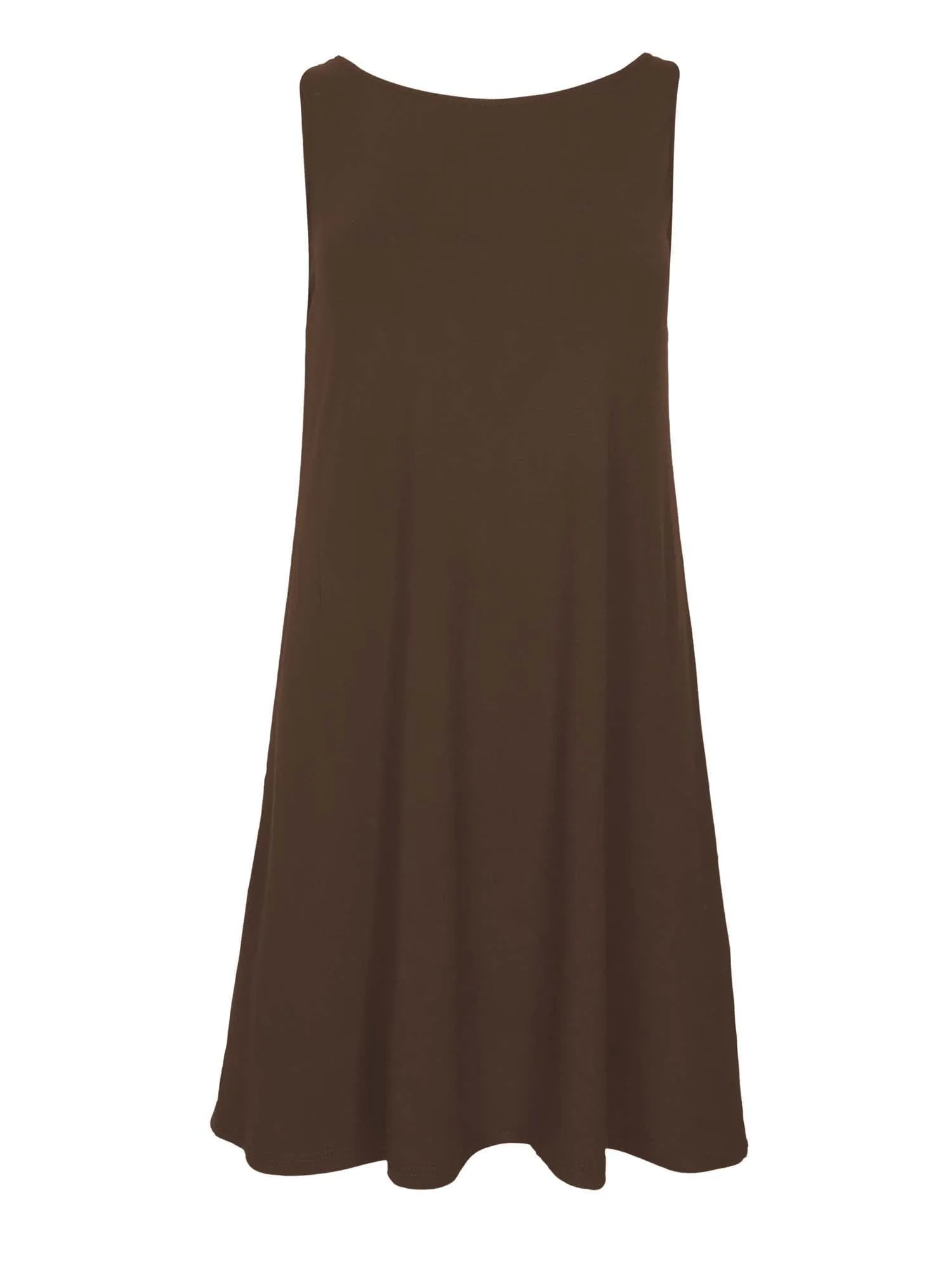Bamboo Sleeveless Tunic - Cocoa