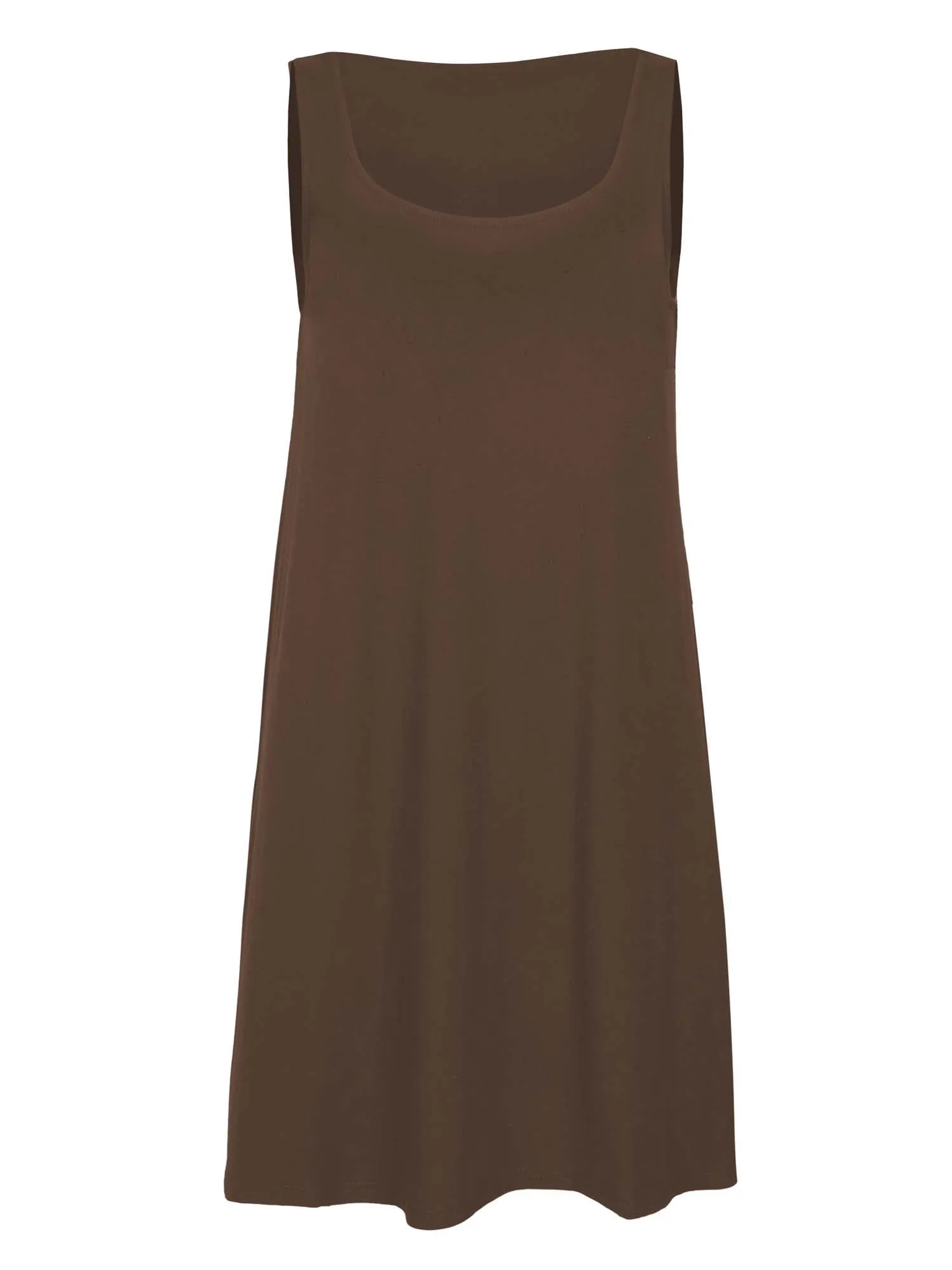 Bamboo Sleeveless Tunic - Cocoa