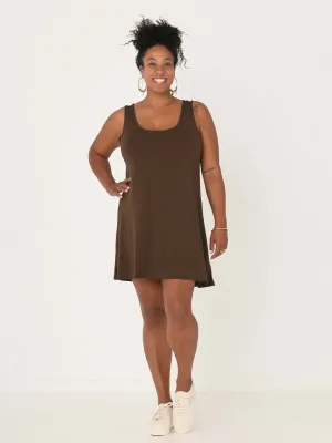 Bamboo Sleeveless Tunic - Cocoa