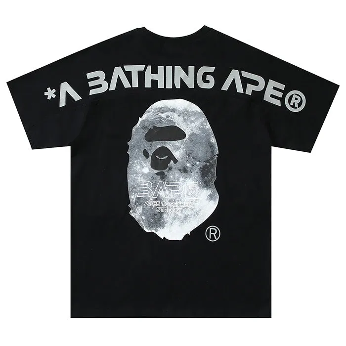 BAPE Ape Head Moon T-Shirts