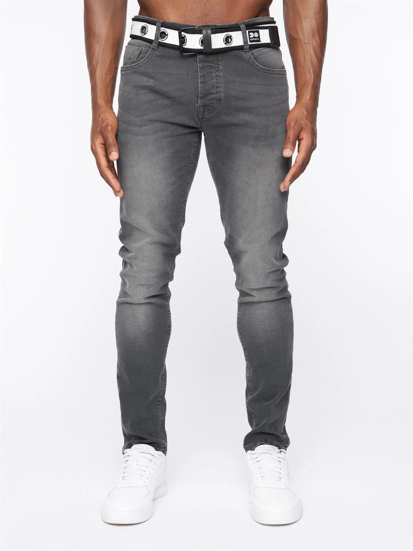 Barbeck Slim Fit Denim Jeans Grey Wash
