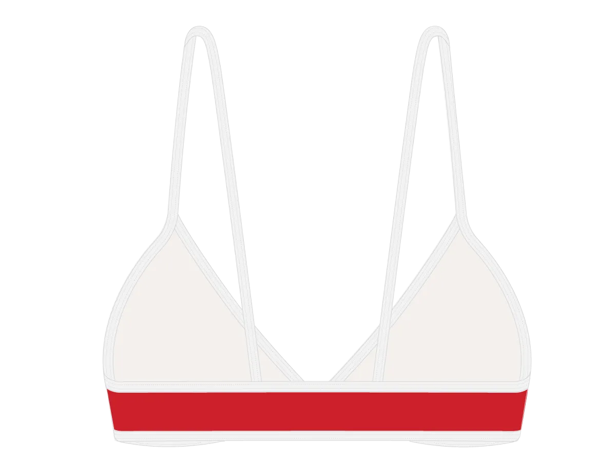 Bay Red Fitted Top