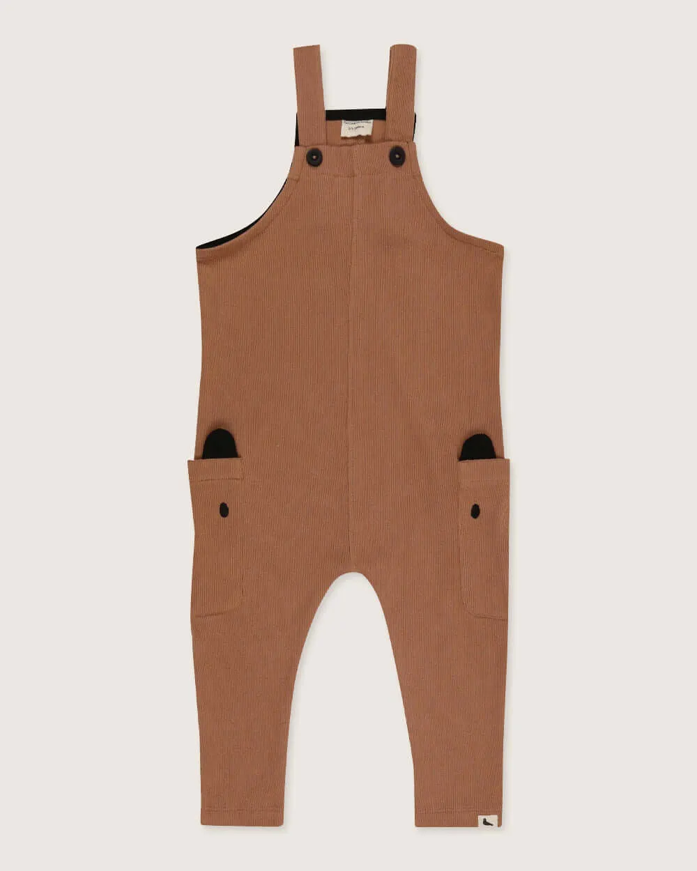 Bear Pocket Rib Dungarees