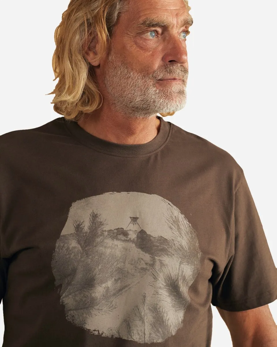 Bøgsted Brushed T-shirt - Dark Oak