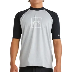 Billabong Boxed Arch RF SS Rashshirt - Light Grey Heather