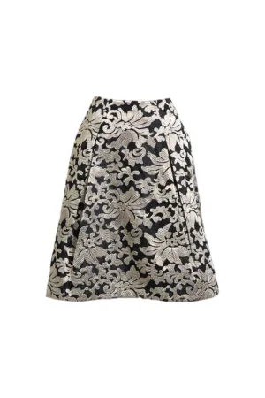 Black and Gold Fantasy Love Is Better Skirt