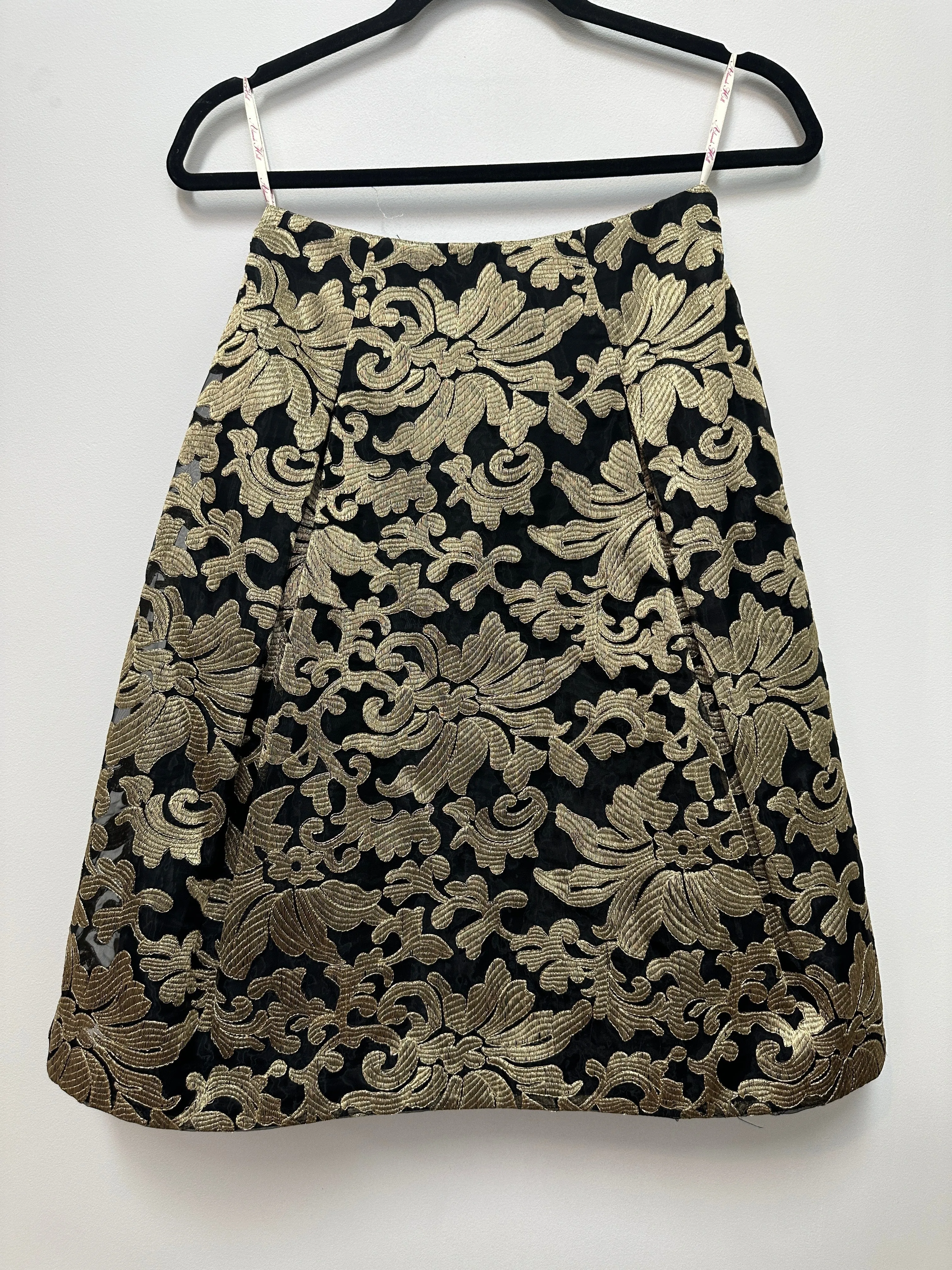 Black and Gold Fantasy Love Is Better Skirt