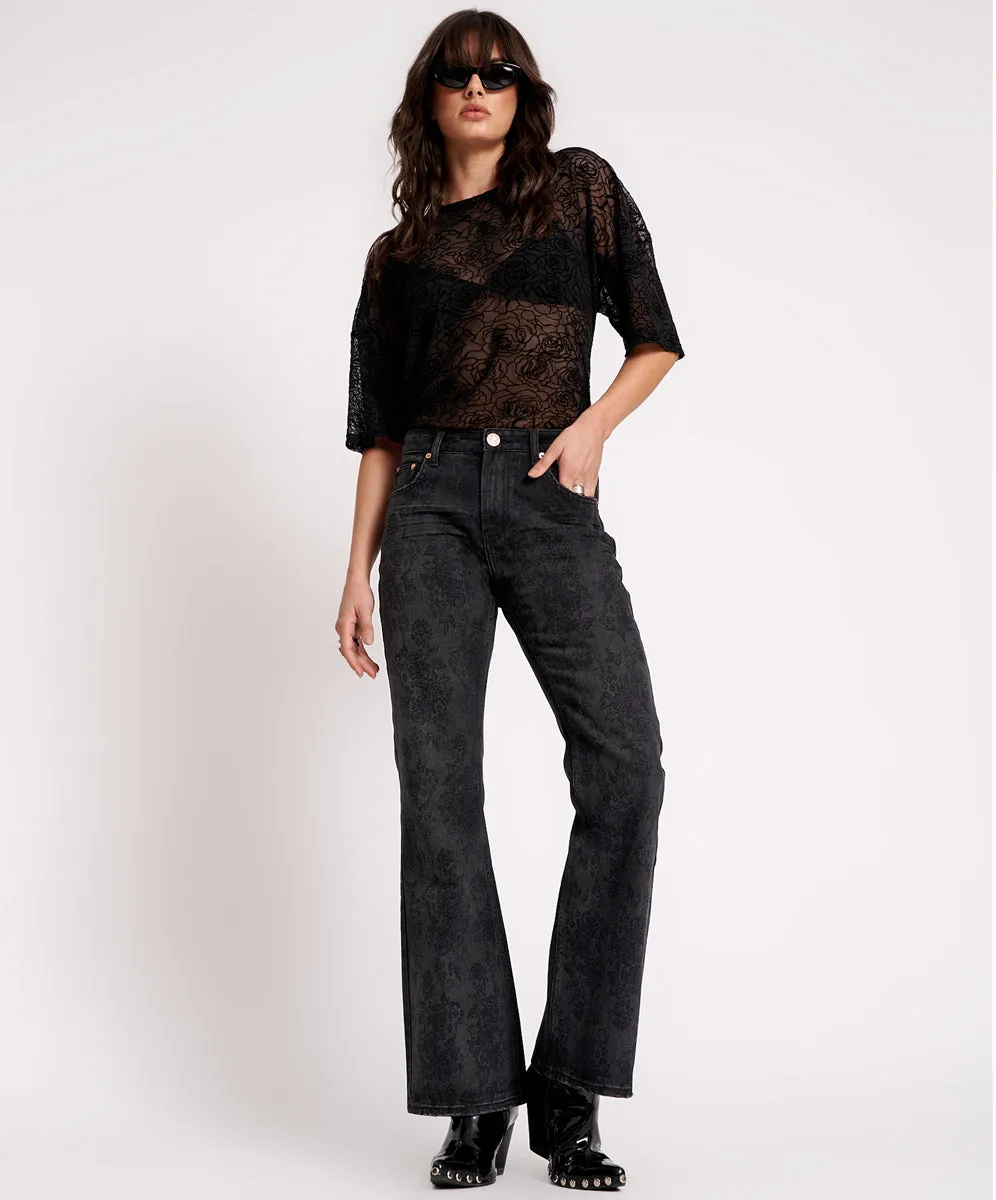 Black Lace Charlie Slim High Waist Bootcut Jeans A FURTHER 15% OFF AUTOMATICALLY APPLIED AT CHECKOUT