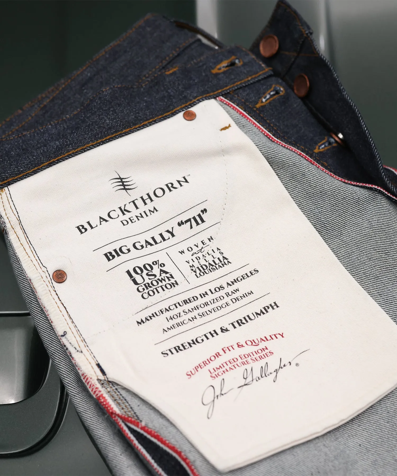 Blackthorn Denim Big Gally Relaxed Jean in Indigo