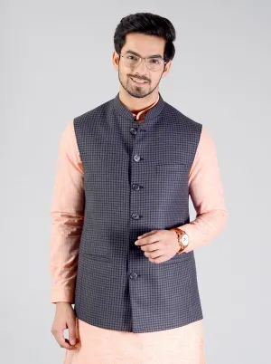 Blue & Grey Modi Jacket | JadeBlue