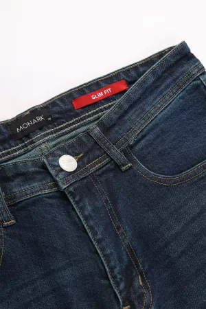 BLUE SLIM FIT JEANS