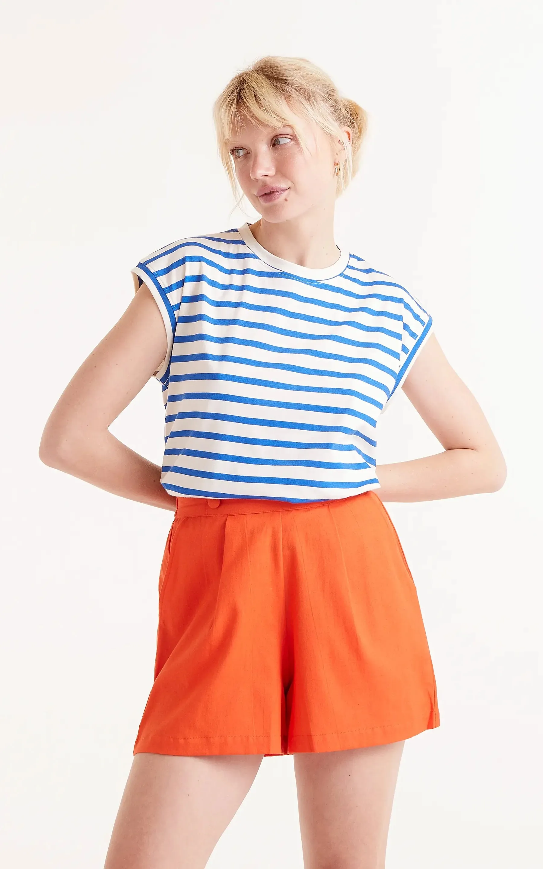 Blue Striped T-shirt