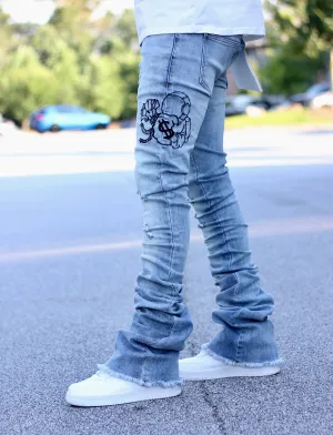 Blue Swipey Denim