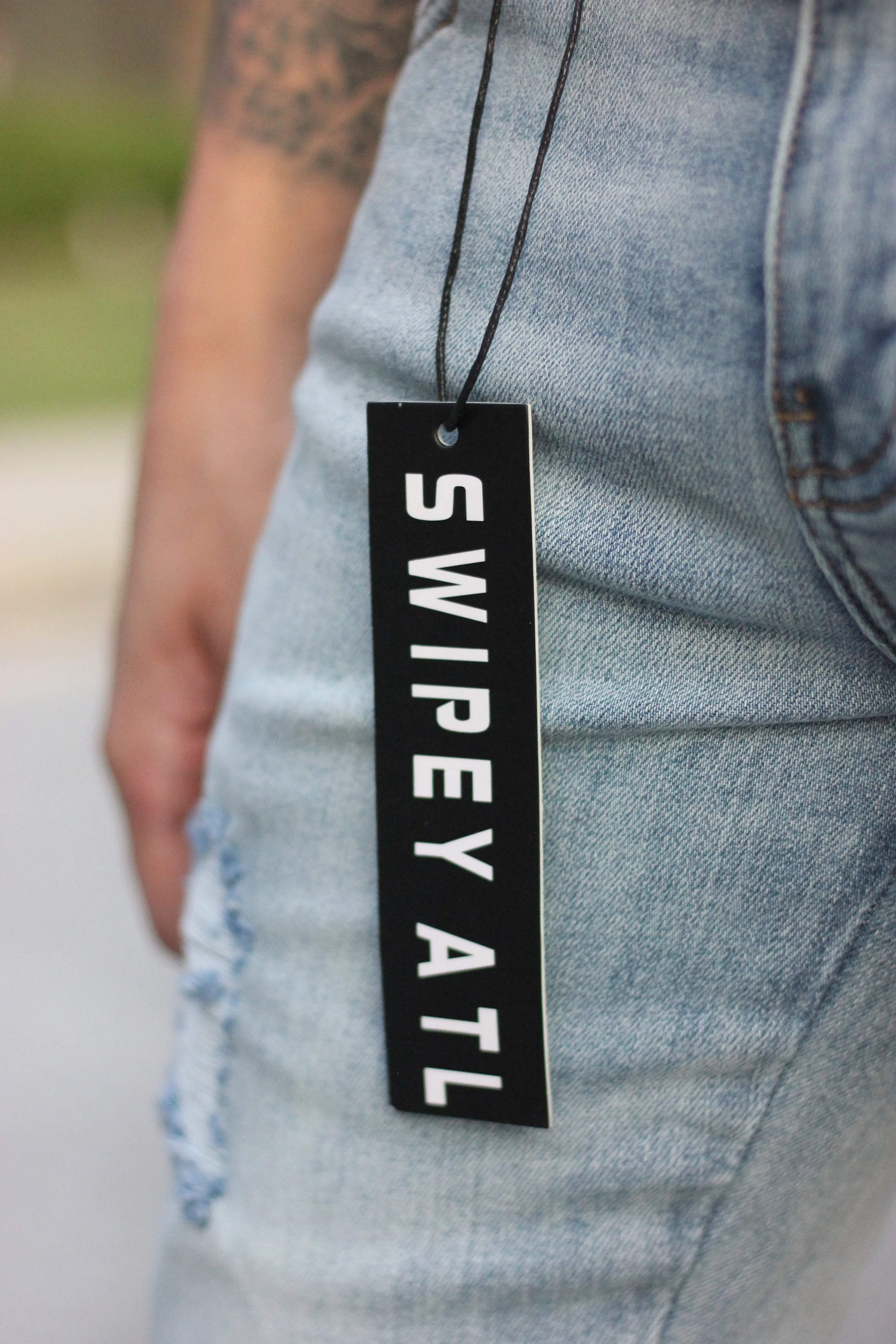 Blue Swipey Denim