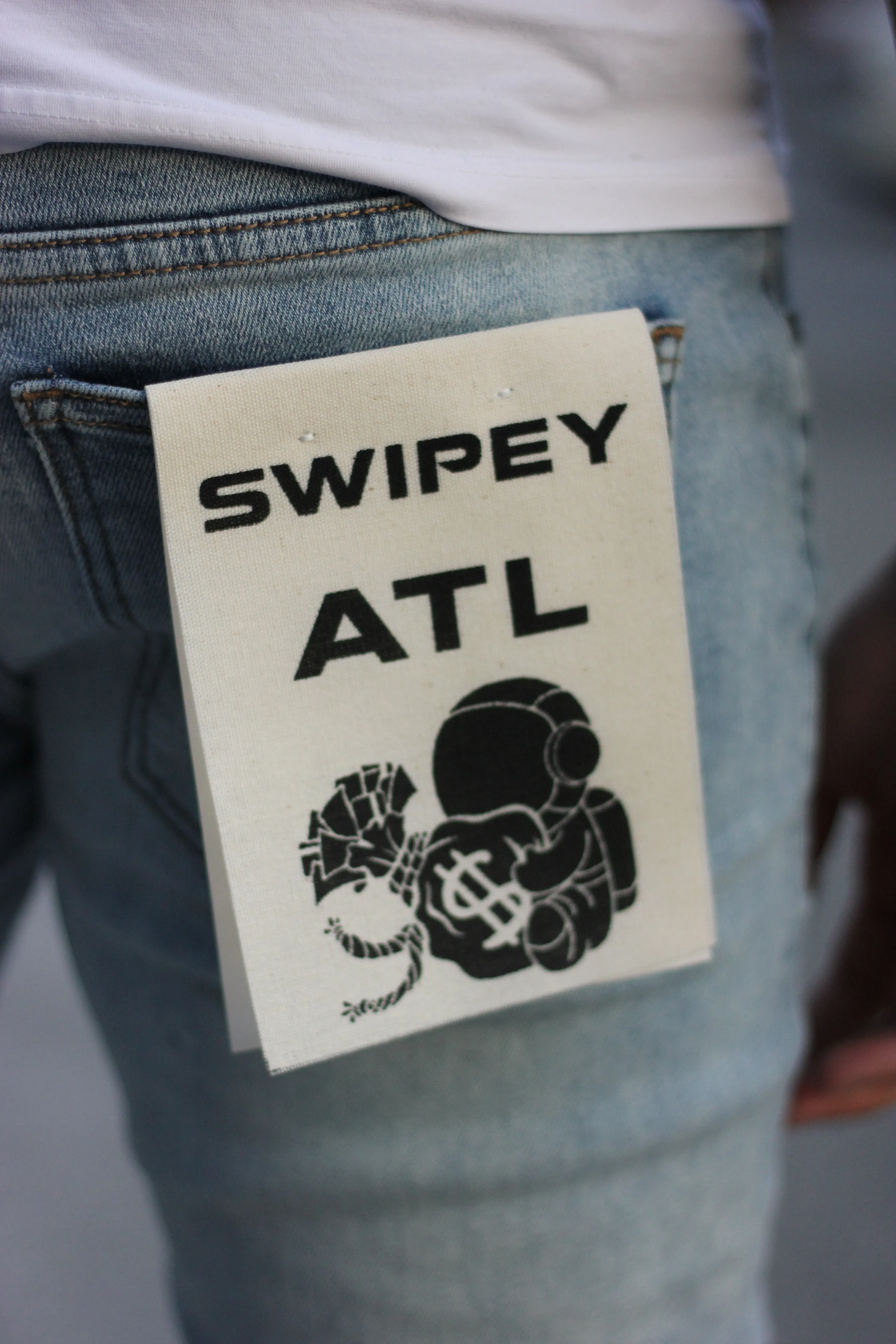 Blue Swipey Denim