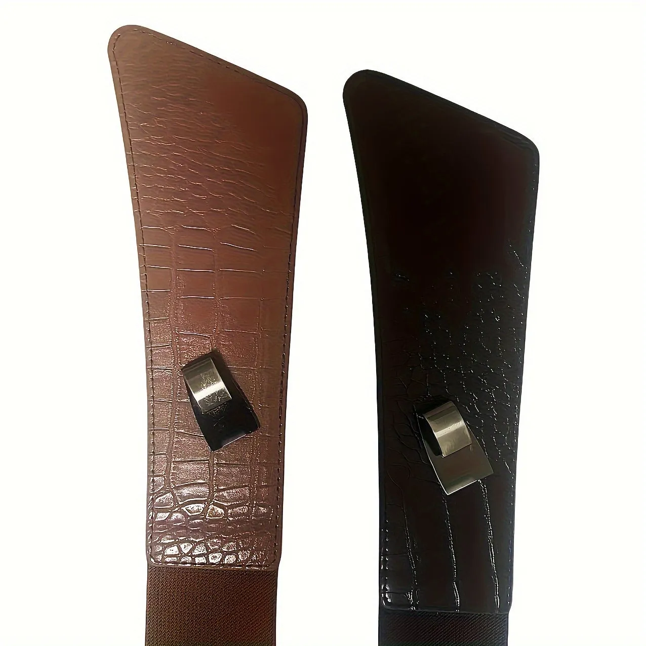 Boho Style Embossed Elastic Waist Belt for Women
