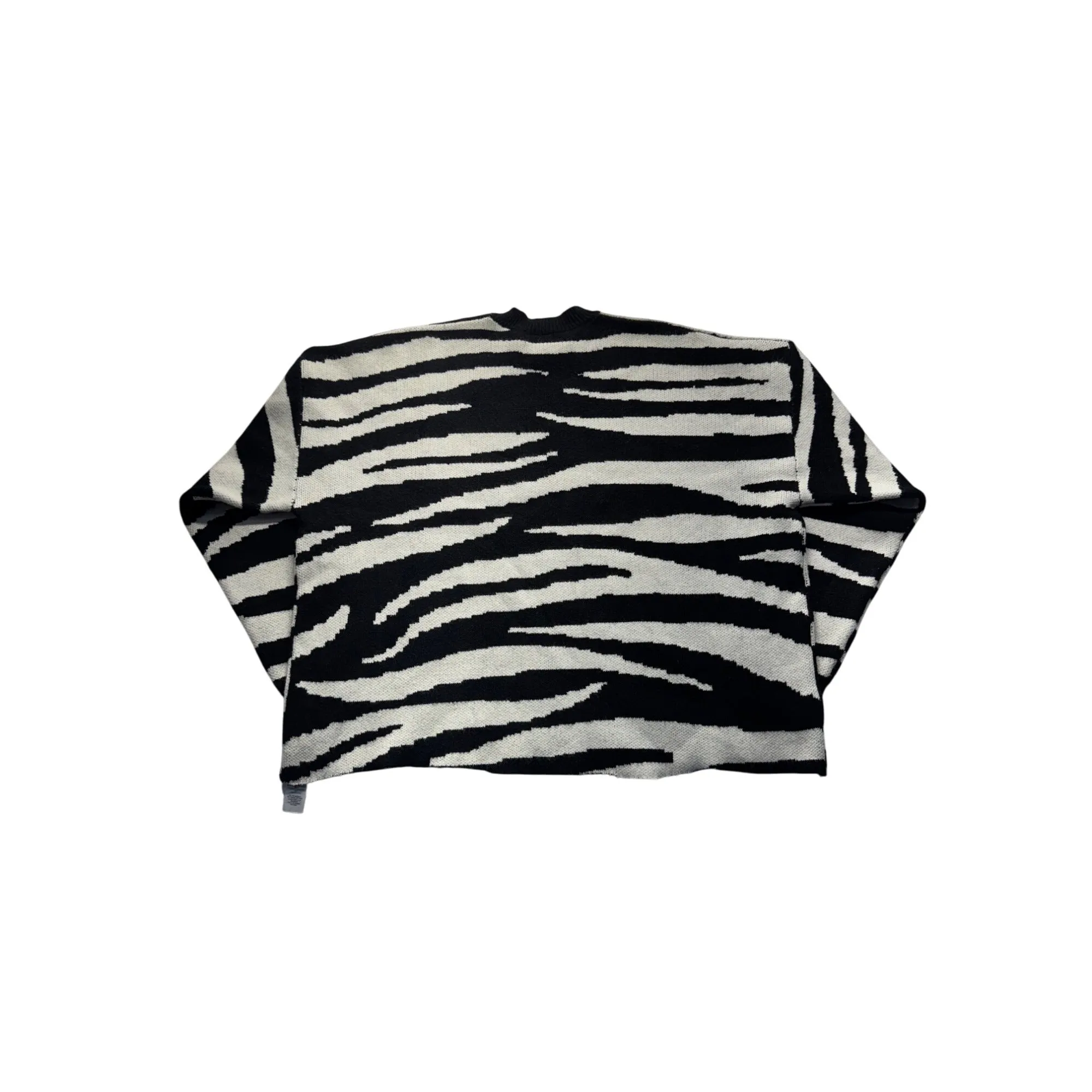 BoohooMAN Zebra Knit Sweater #7468