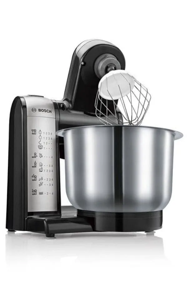 Bosch Kitchen Machine MUM4 600 Watt Black, Silver MUM48A1