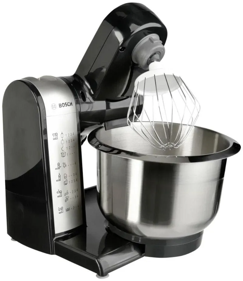 Bosch Kitchen Machine MUM4 600 Watt Black, Silver MUM48A1