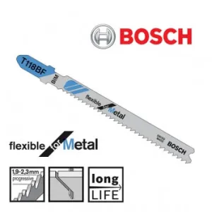 Bosch T118BF 3-5/8" Metal Jigsaw Blade (5) Pack