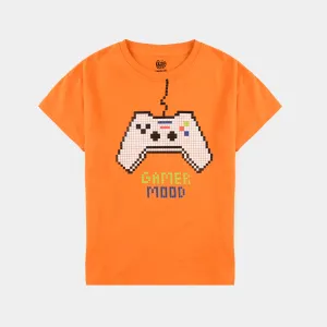 Boys Cotton Jersey T-Shirt H/S Gamer Mood-B.Marigold