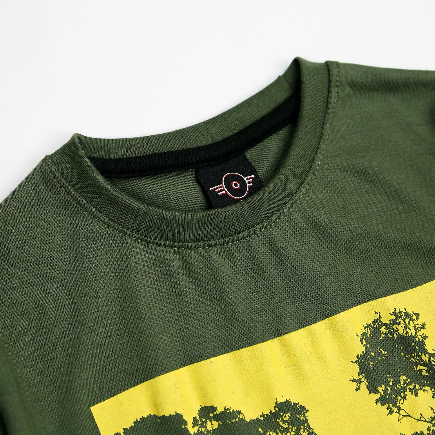 Boys Pure Cotton "Roaming into the wild" Graphic T-Shirt