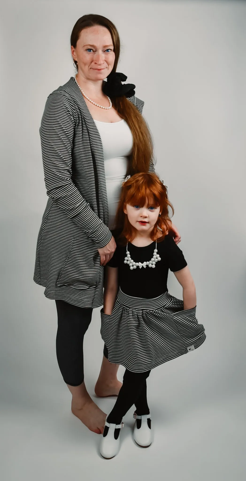 BR Basic Stripes RIB KNIT - Polly Pocket Skirt