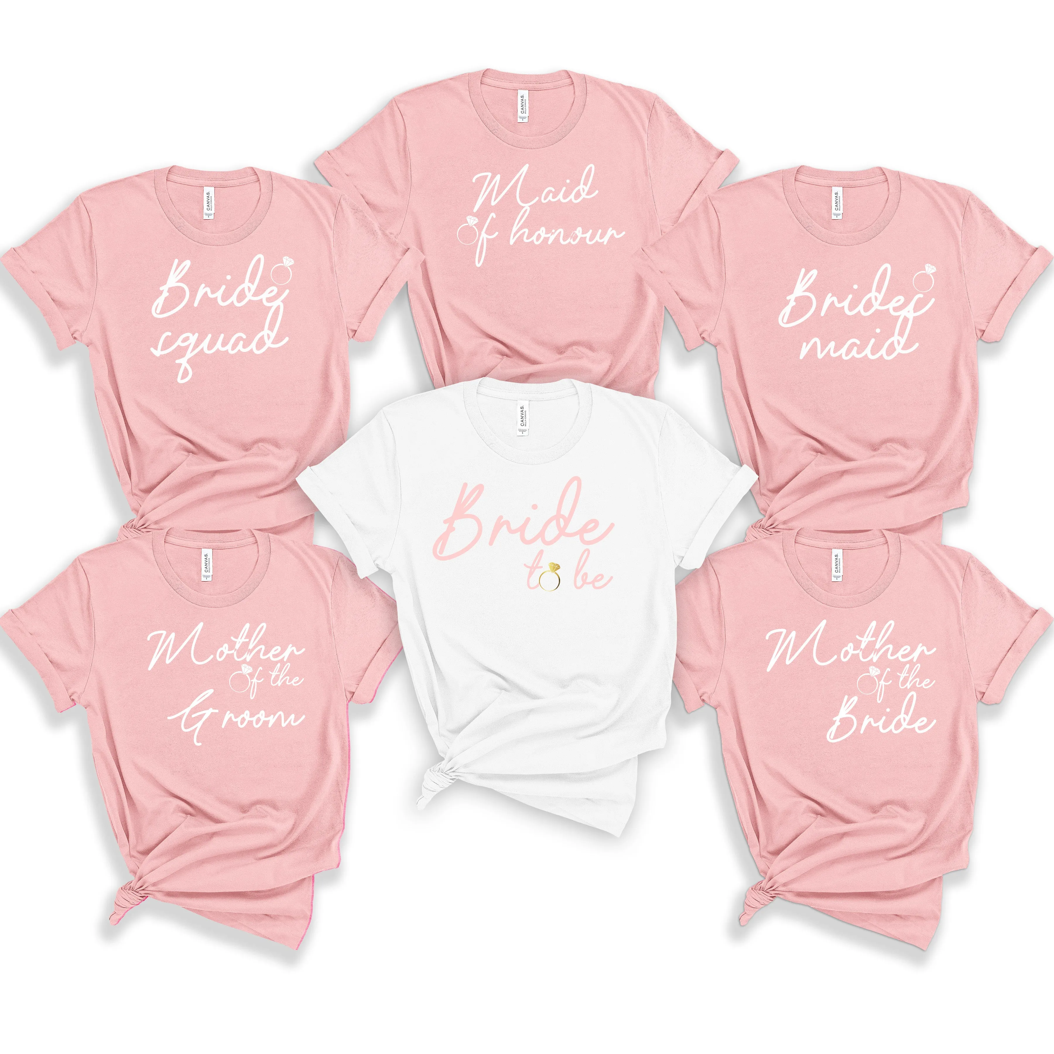 Bridal Party Shirts – Personalised Hen Party Tees for Every Guest