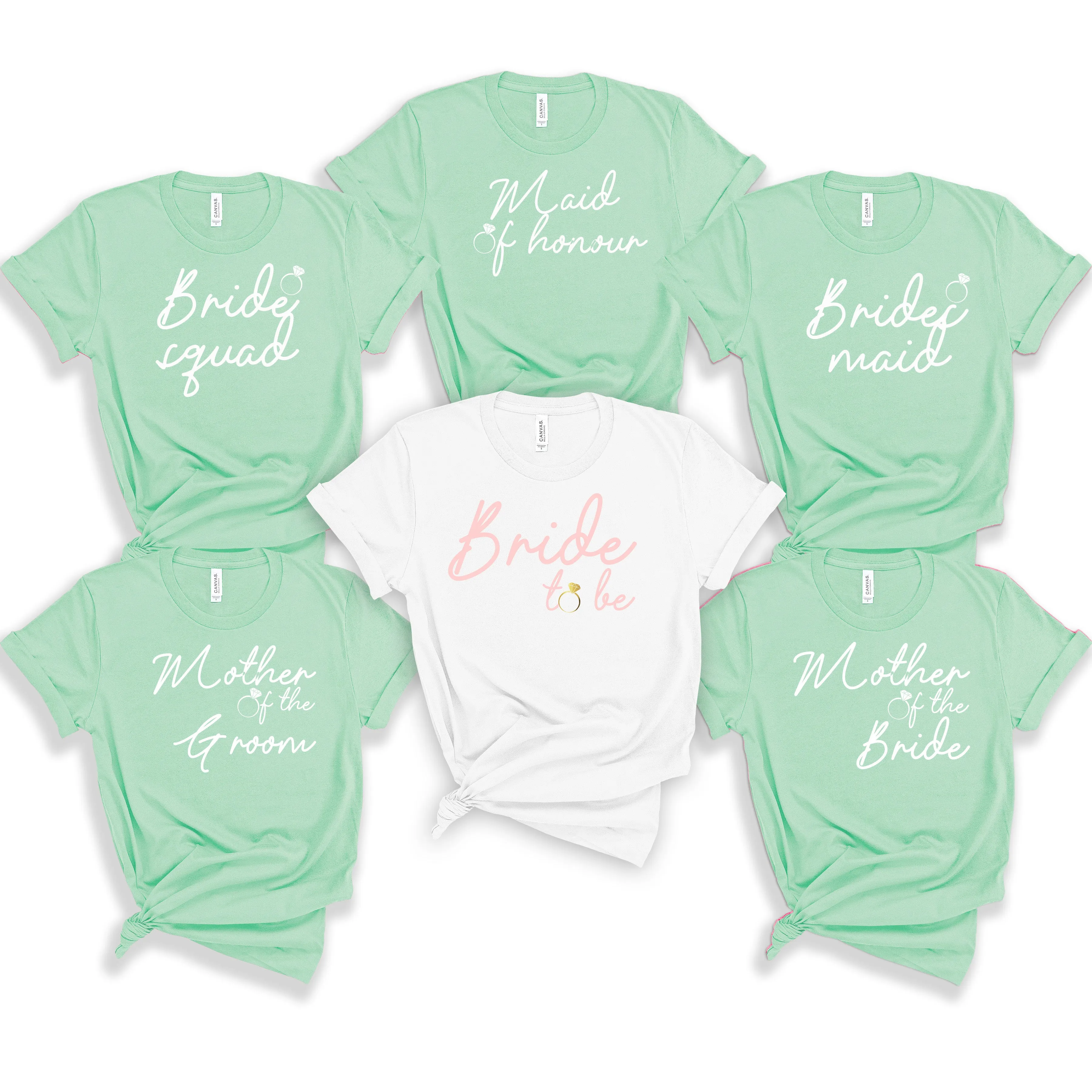 Bridal Party Shirts – Personalised Hen Party Tees for Every Guest