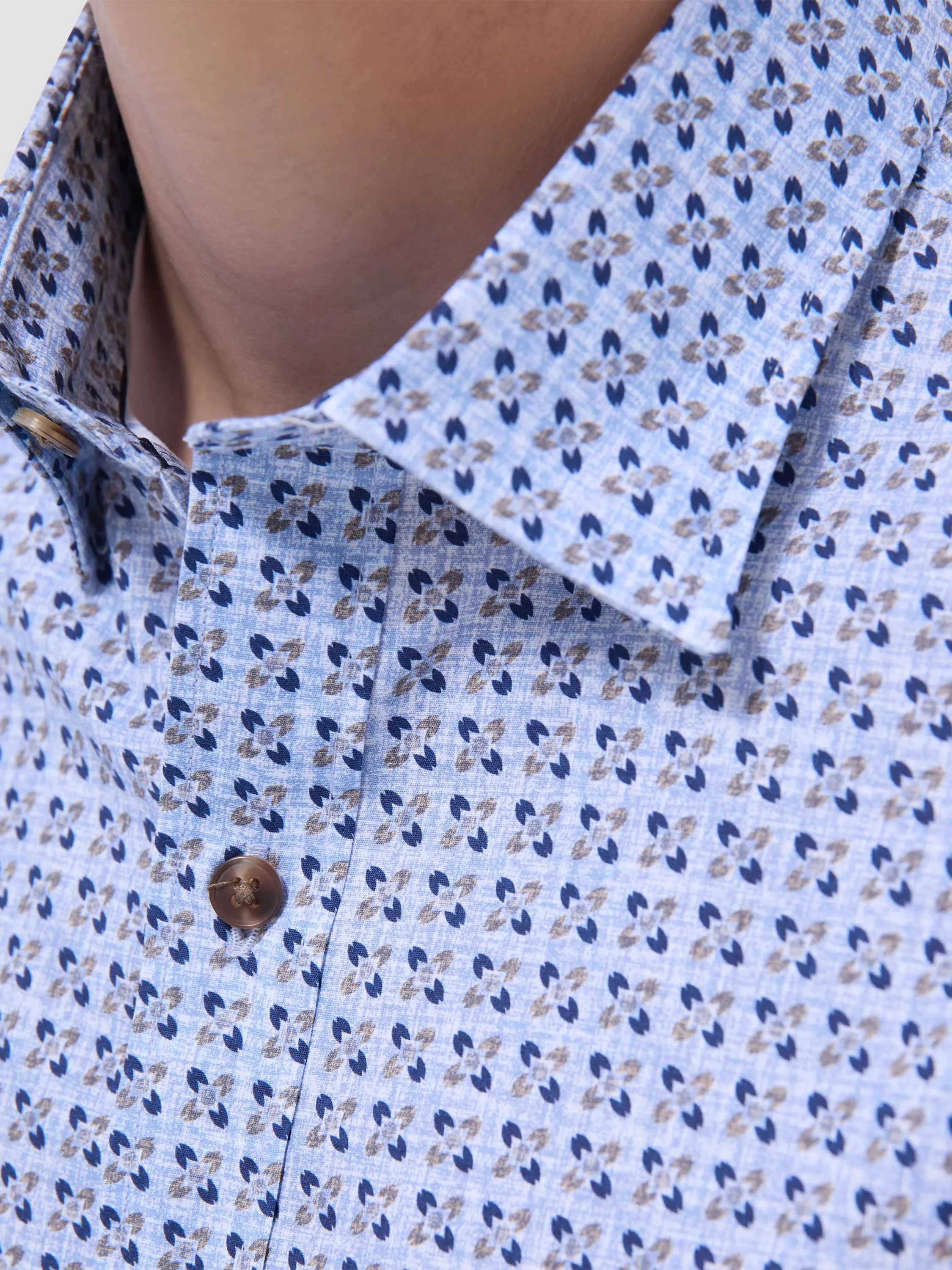 Bugatchi Karl Comfort Stretch Long-Sleeve Shirt - Cobalt